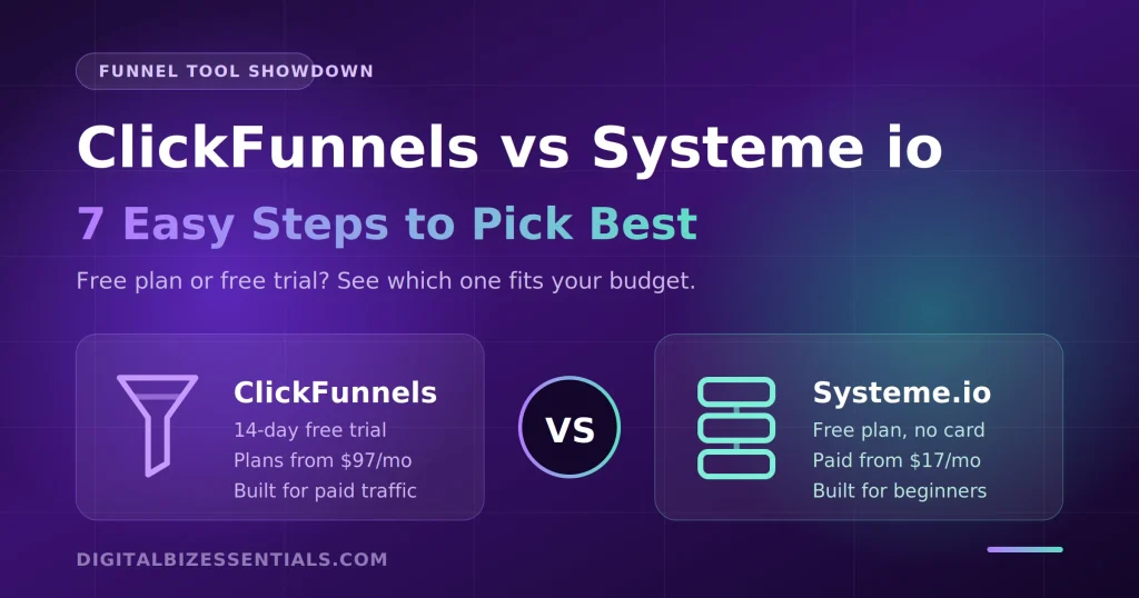clickfunnels vs systeme io